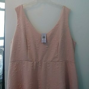 Torrid blush pink skater dress
